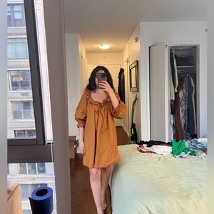 Doen puffy sleeve dress